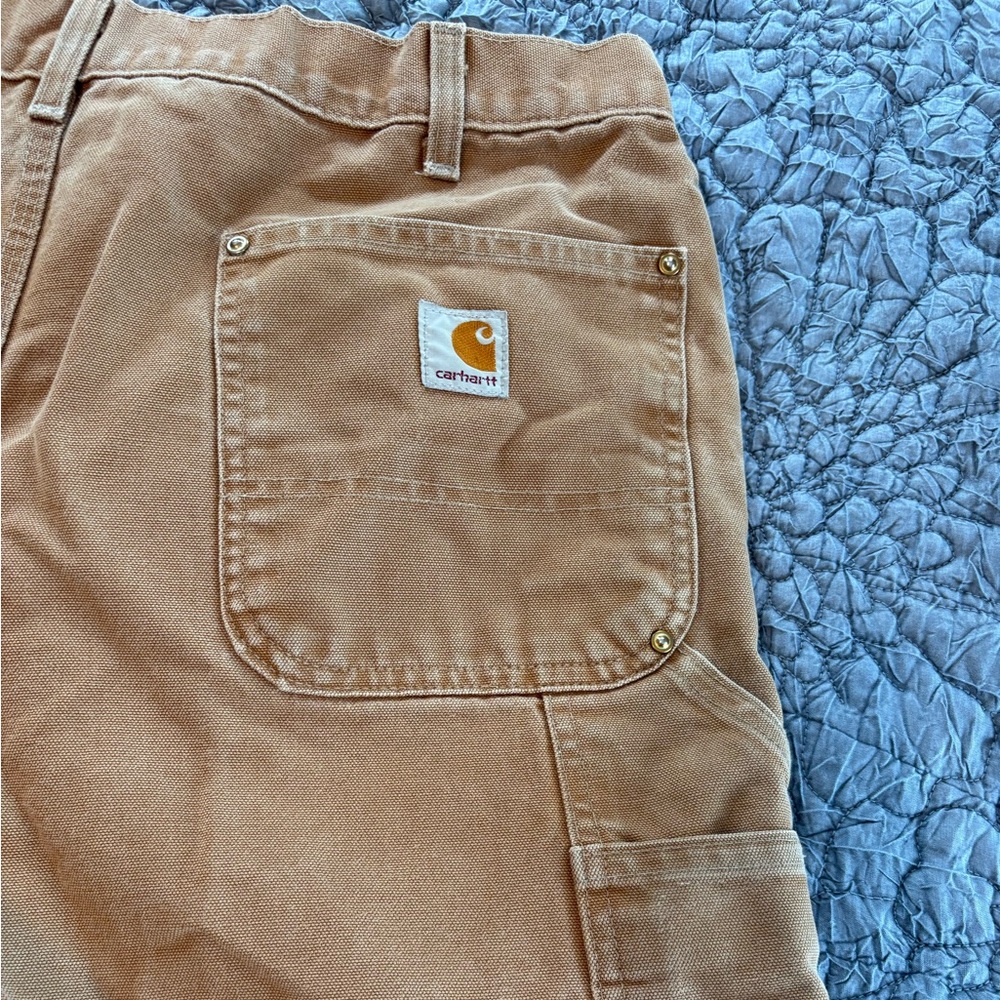 Carhartt Brown Duck Canvas Carpenter Pants - Picture 2 of 8